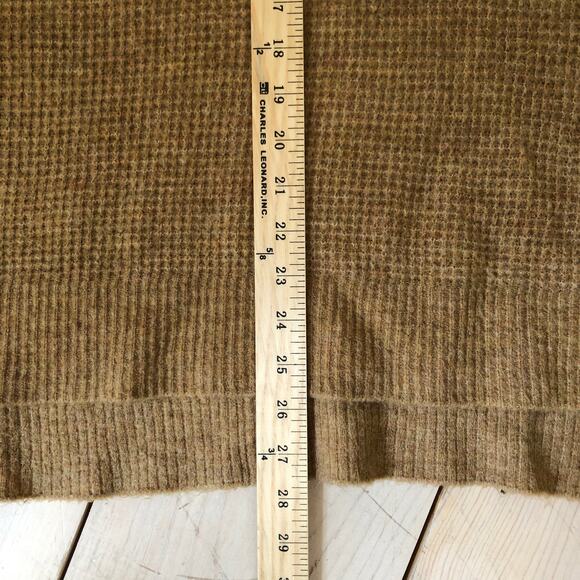 Intimately by Free People EUC Women's Brown V-Neck Acrylic Pullover Sweater XS/S - Picture 6 of 8